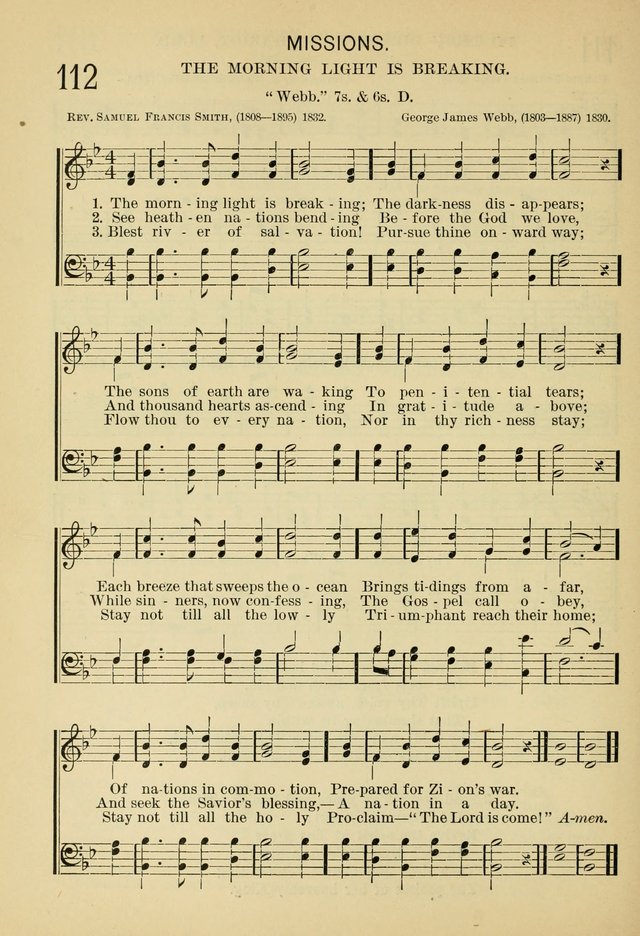 The Sunday School Hymnal: with offices of devotion page 133