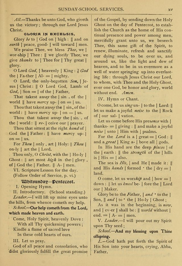 The Sunday School Hymnal: with offices of devotion page 20