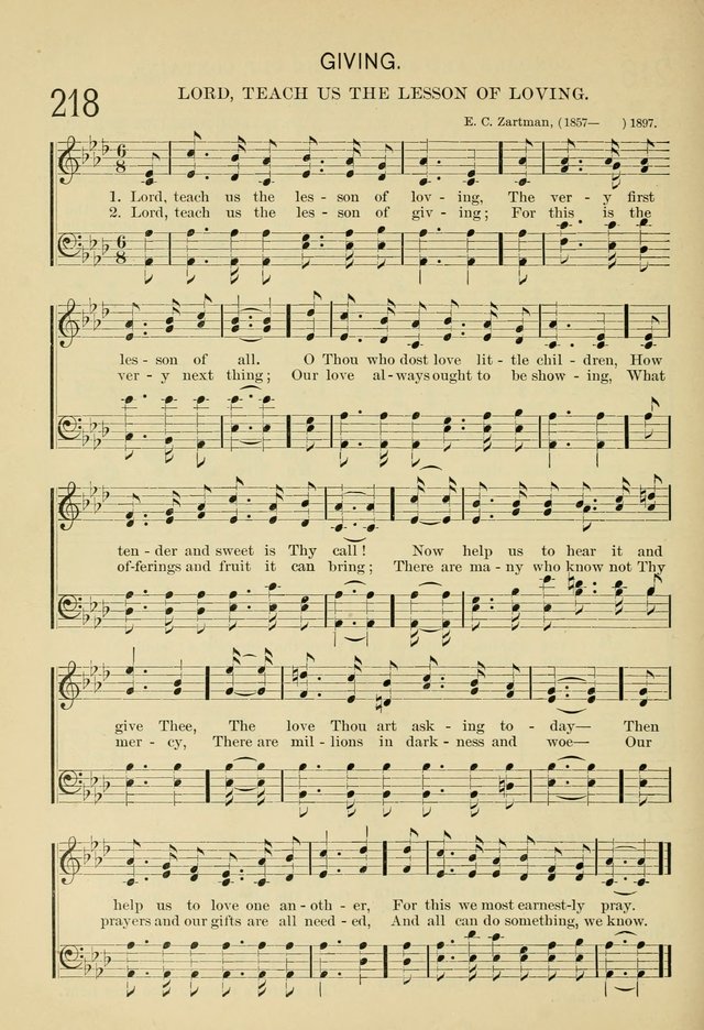 The Sunday School Hymnal: with offices of devotion page 229