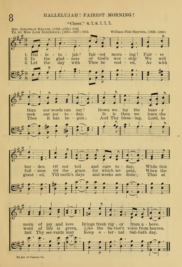 The Sunday School Hymnal: with offices of devotion page 34