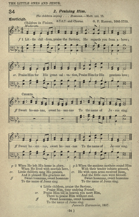 The Sunday School Hymnary: a twentieth century hymnal for young people (4th ed.) page 33