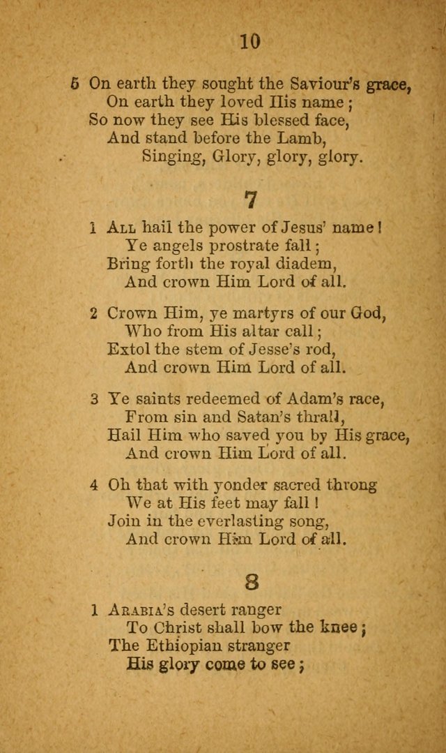 Sabbath-School Hymn-Book page 10