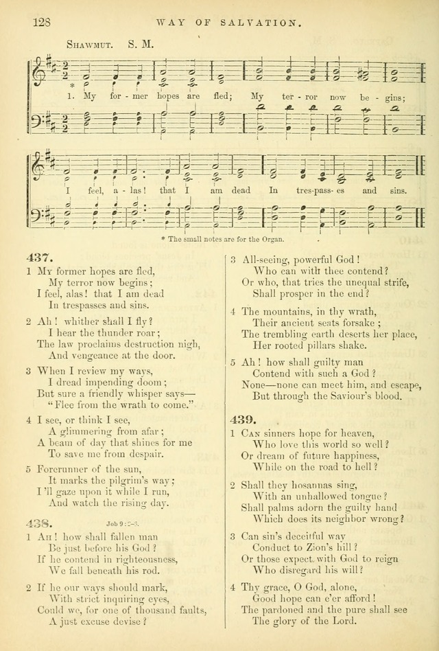 Songs for the Sanctuary: or hymns and tunes for Christian worship page 128