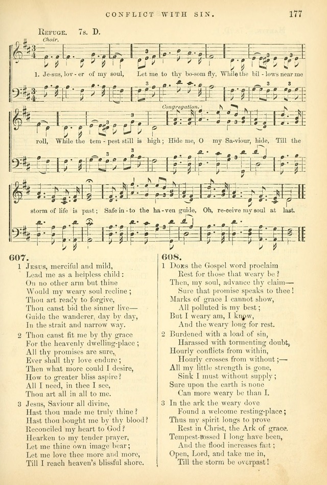 Songs for the Sanctuary: or hymns and tunes for Christian worship page 177