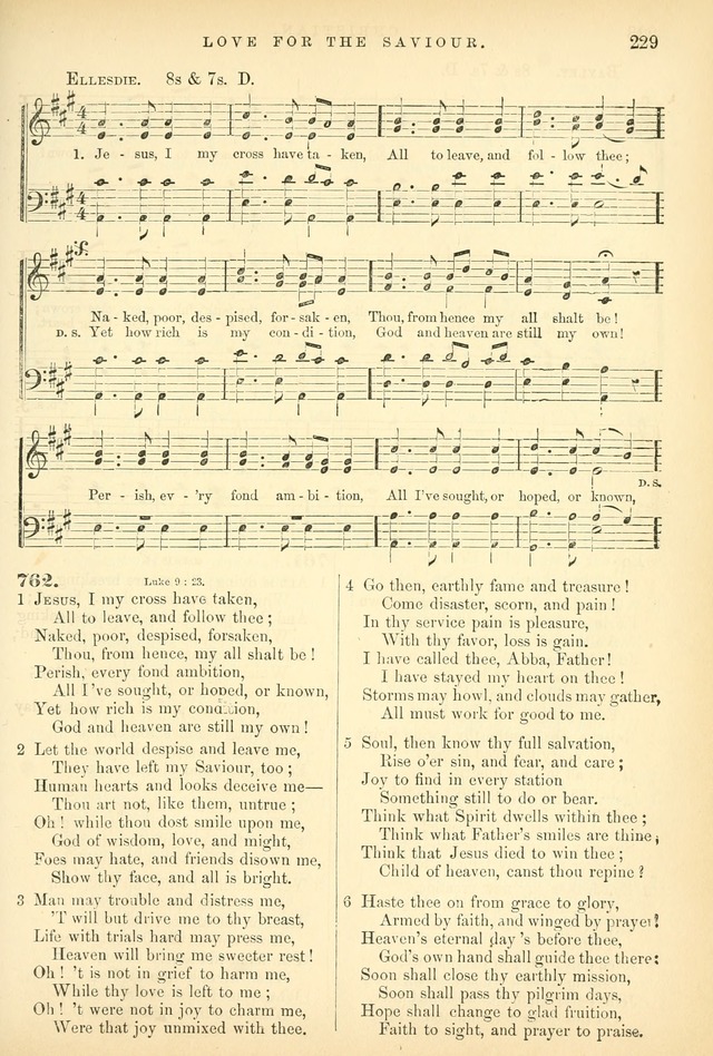 Songs for the Sanctuary: or hymns and tunes for Christian worship page 229