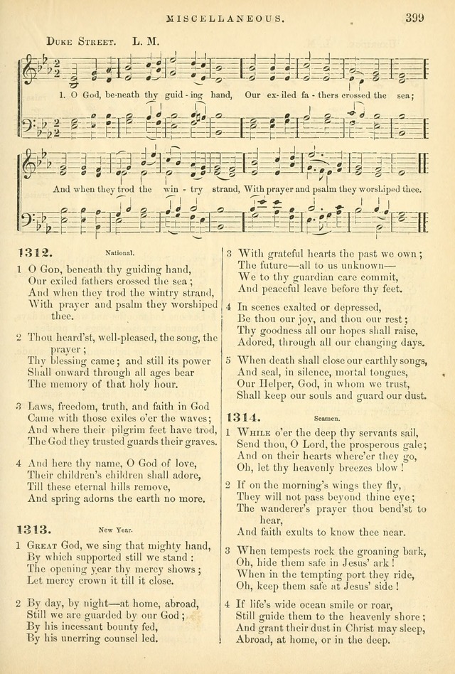 Songs for the Sanctuary: or hymns and tunes for Christian worship page 399