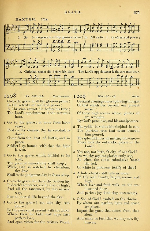 Songs for the Sanctuary: or hymns and tunes for Christian Worship page 376