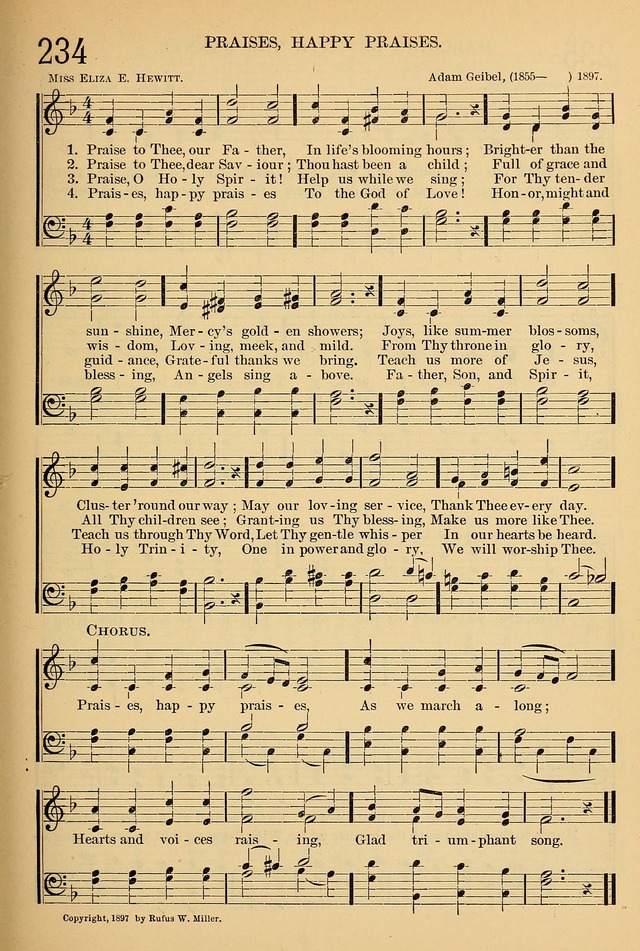 The Sunday School Hymnal: with offices of devotion page 217