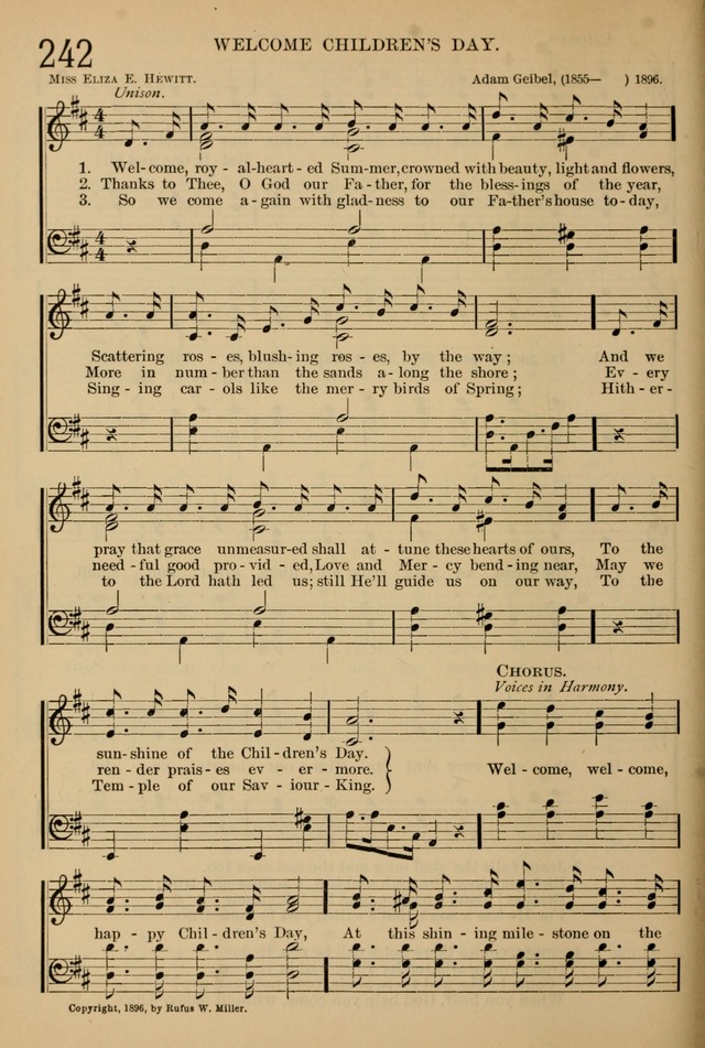 The Sunday School Hymnal: with offices of devotion page 228