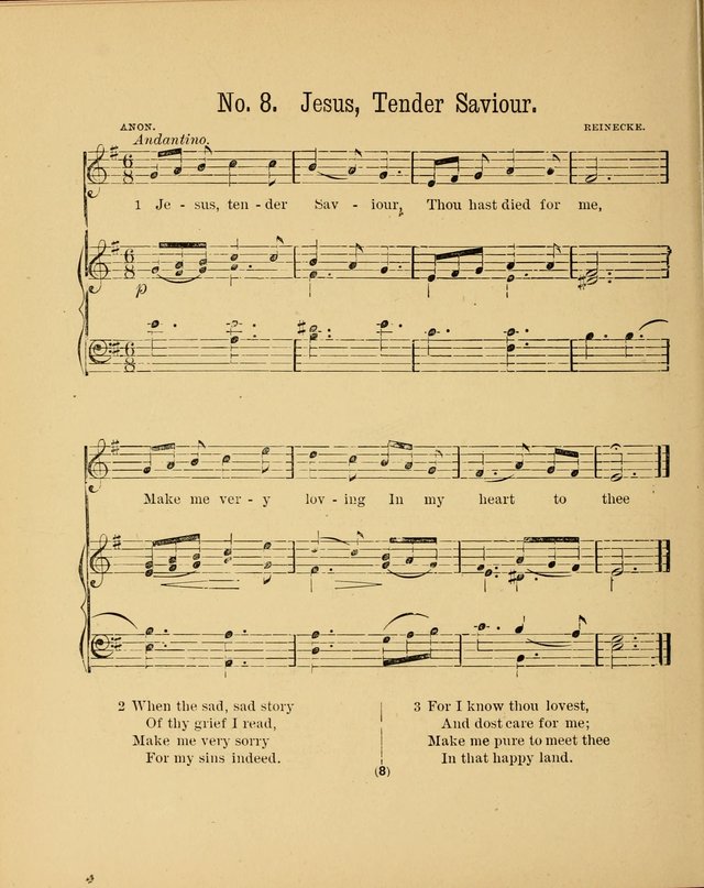 Sacred Songs for Little Singers: a collection adapted to primary classes in Sabbath-schools page 8