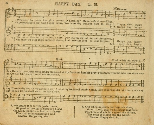 The Sunday-School Music Book: enlarged page 2