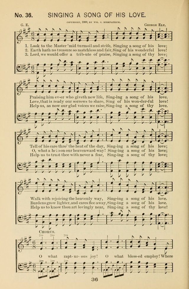 Sunday-School Praises: prepared especially for use in the Sunday-School page 41