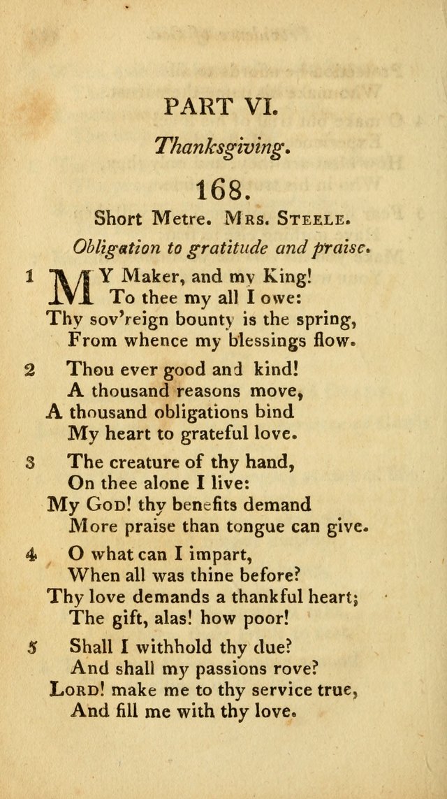 A Selection of Sacred Poetry: consisting of psalms and hymns from Watts, Doddridge, Merrick, Scott, Cowper, Barbauld, Steele, and others (2nd ed.) page 148