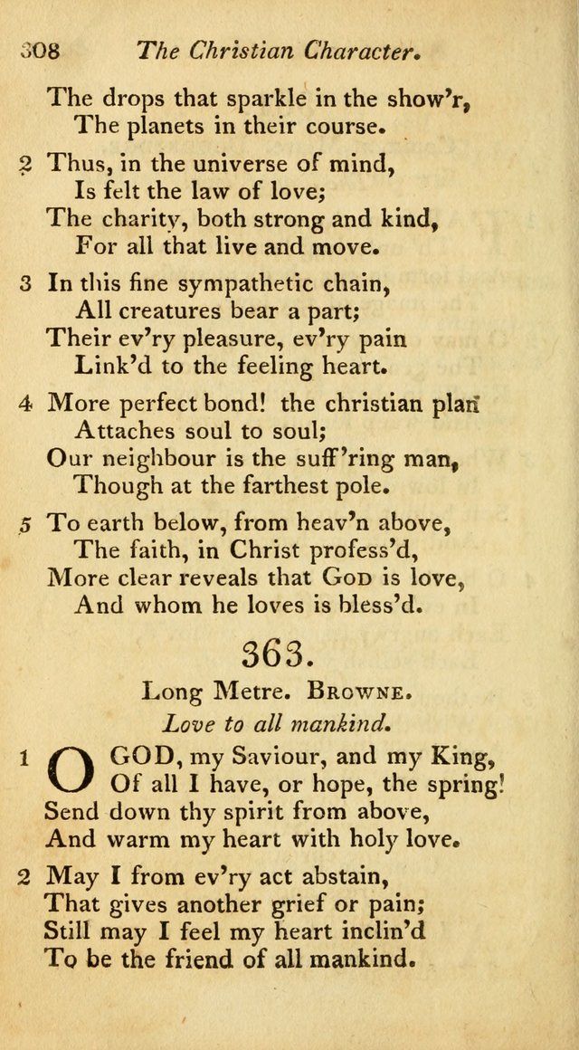 A Selection of Sacred Poetry: consisting of psalms and hymns from Watts, Doddridge, Merrick, Scott, Cowper, Barbauld, Steele, and others (2nd ed.) page 308