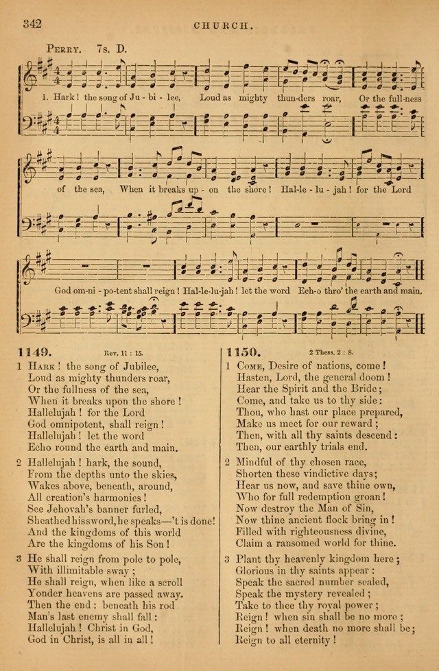 Songs for the Sanctuary; or Psalms and Hymns for Christian Worship (Baptist Ed.) page 343