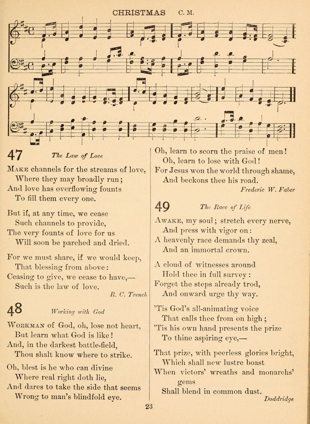 Sacred Songs For Public Worship: a hymn and tune book page 23
