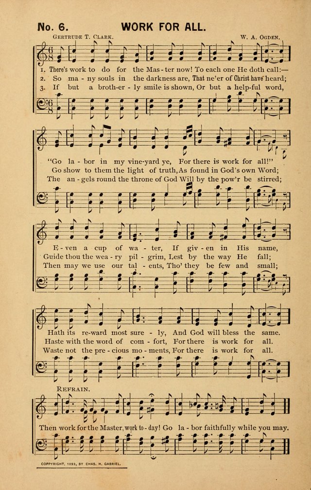 Sunshine: songs for Sunday schools page 6