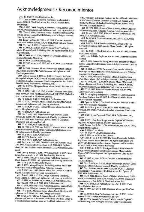 Santo, Santo, Santo: cantos para el pueblo de Dios = Holy, Holy, Holy: songs for the people of God page 1093