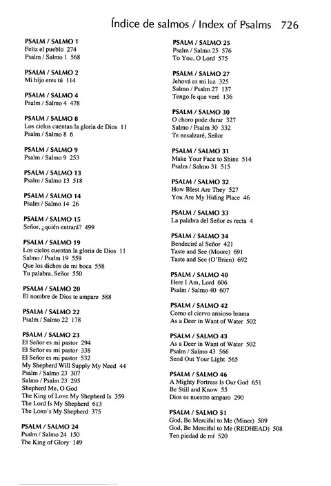 Santo, Santo, Santo: cantos para el pueblo de Dios = Holy, Holy, Holy: songs for the people of God page 1120