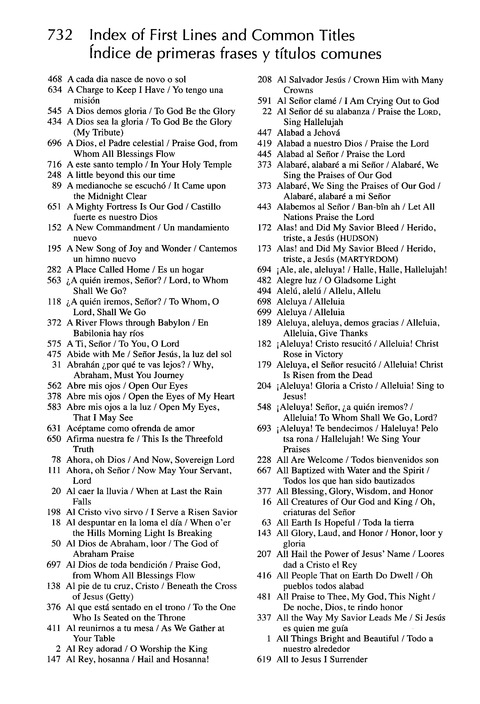 Santo, Santo, Santo: cantos para el pueblo de Dios = Holy, Holy, Holy: songs for the people of God page 1159