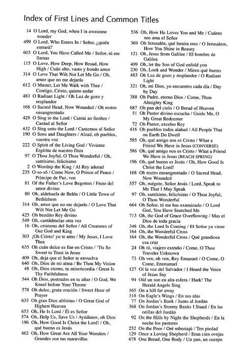 Santo, Santo, Santo: cantos para el pueblo de Dios = Holy, Holy, Holy: songs for the people of God page 1173