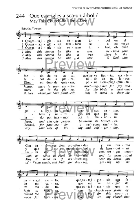 Santo, Santo, Santo: cantos para el pueblo de Dios = Holy, Holy, Holy: songs for the people of God page 387