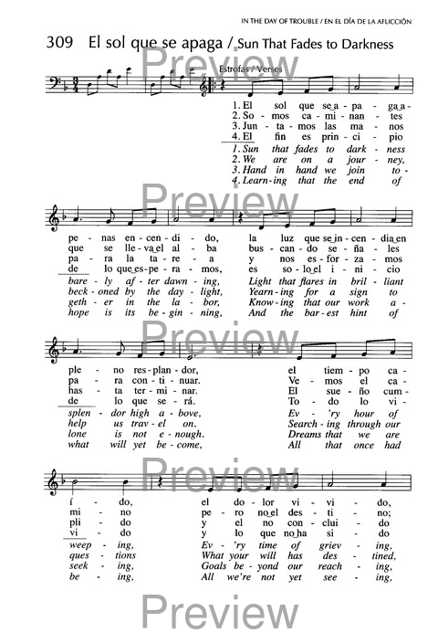Santo, Santo, Santo: cantos para el pueblo de Dios = Holy, Holy, Holy: songs for the people of God page 484