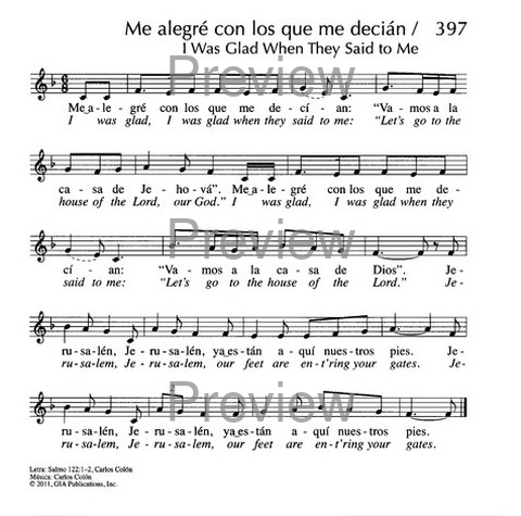 Santo, Santo, Santo: cantos para el pueblo de Dios = Holy, Holy, Holy: songs for the people of God page 628