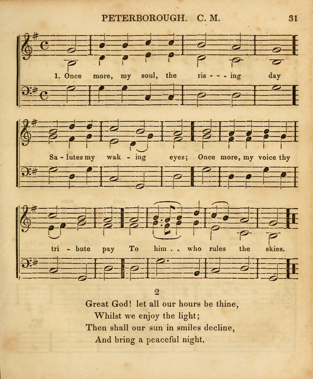 The Sunday School Singing Book: being a collection of hymns with appropriate music, designed as a guide and assistant to the devotional exercises of Sabbath schools and families...(3rd ed.) page 31