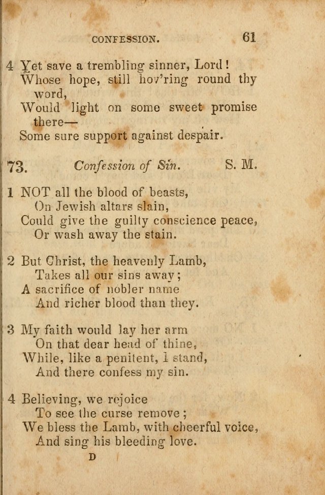 The Social and Sabbath School Hymn-Book. (5th ed.) page 62