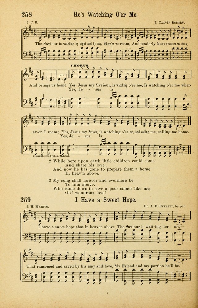 The Standard Sunday School Hymnal page 166