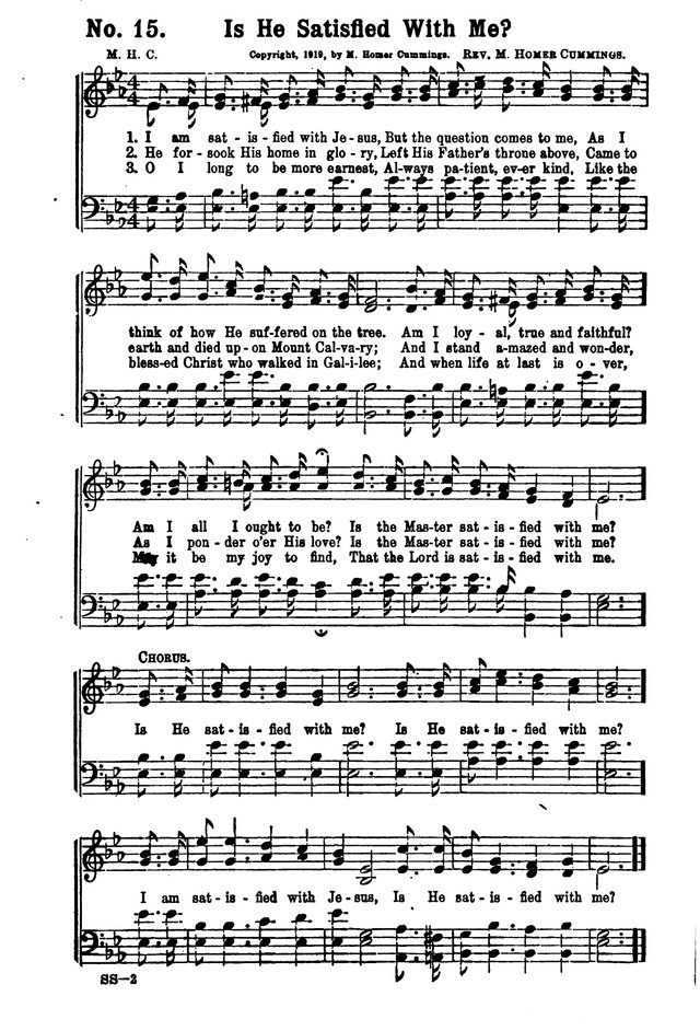 Songs of Salvation and Service. Revised page 15