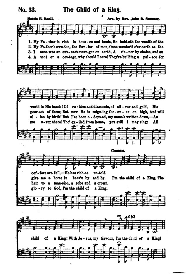 Songs of Salvation and Service. Revised page 33
