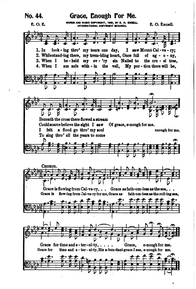 Songs of Salvation and Service. Revised page 44