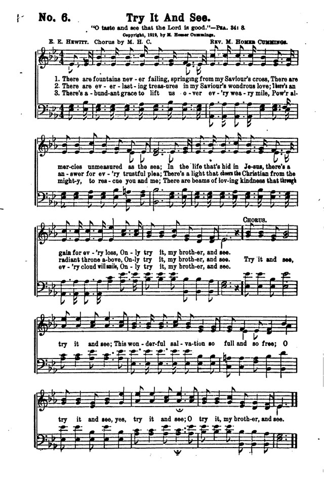 Songs of Salvation and Service. Revised page 6