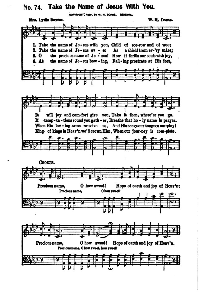 Songs of Salvation and Service. Revised page 74
