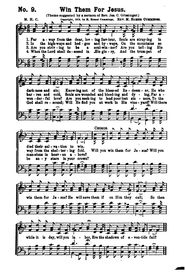 Songs of Salvation and Service. Revised page 9