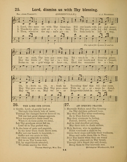 Select Songs for the Sunday School page 14