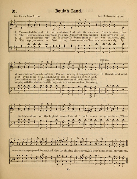 Select Songs for the Sunday School page 17