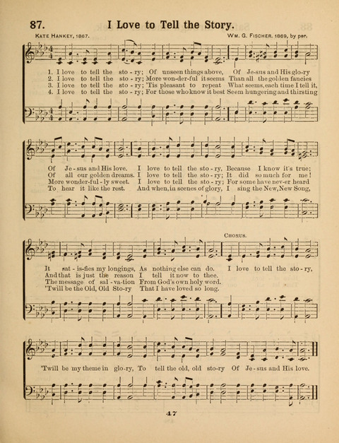 Select Songs for the Sunday School page 47