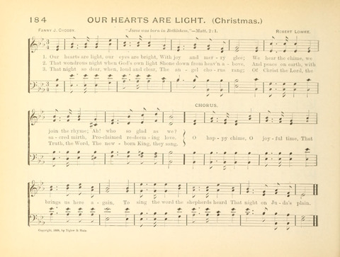 Sunny-Side Songs for Sunday Schools page 184