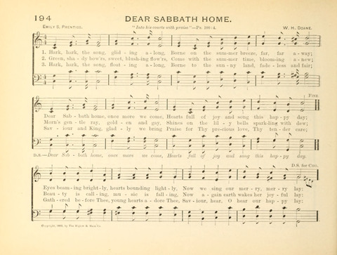 Sunny-Side Songs for Sunday Schools page 194
