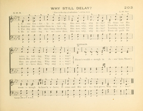 Sunny-Side Songs for Sunday Schools page 203