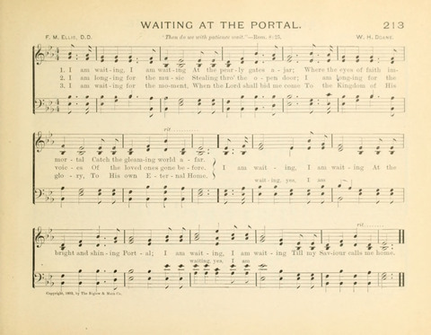 Sunny-Side Songs for Sunday Schools page 213