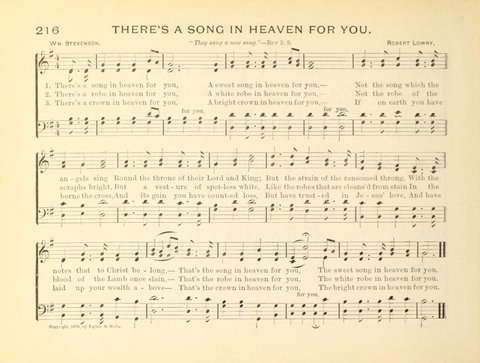 Sunny-Side Songs for Sunday Schools page 216