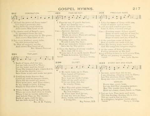 Sunny-Side Songs for Sunday Schools page 217