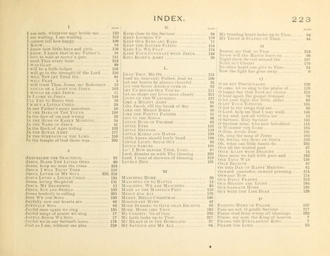 Sunny-Side Songs for Sunday Schools page 223