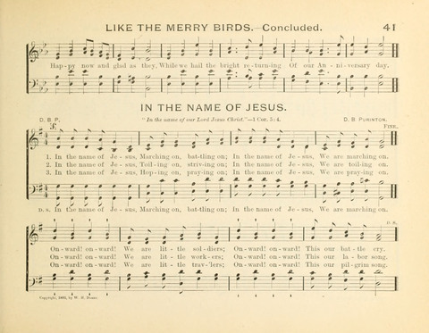 Sunny-Side Songs for Sunday Schools page 41