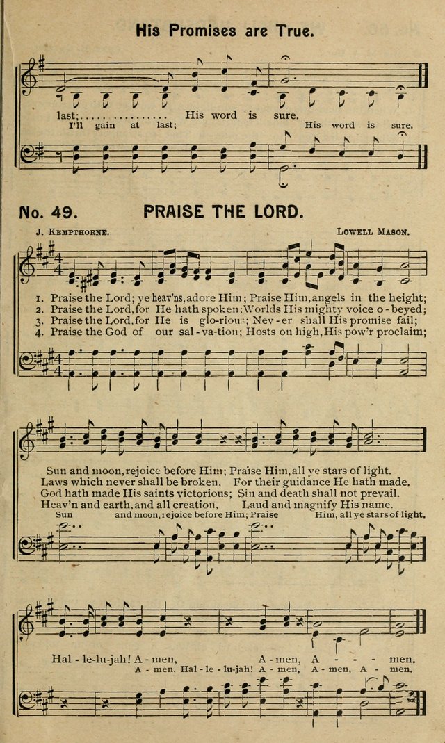 Special Songs: for Sunday schools, revival meetings, etc. page 49