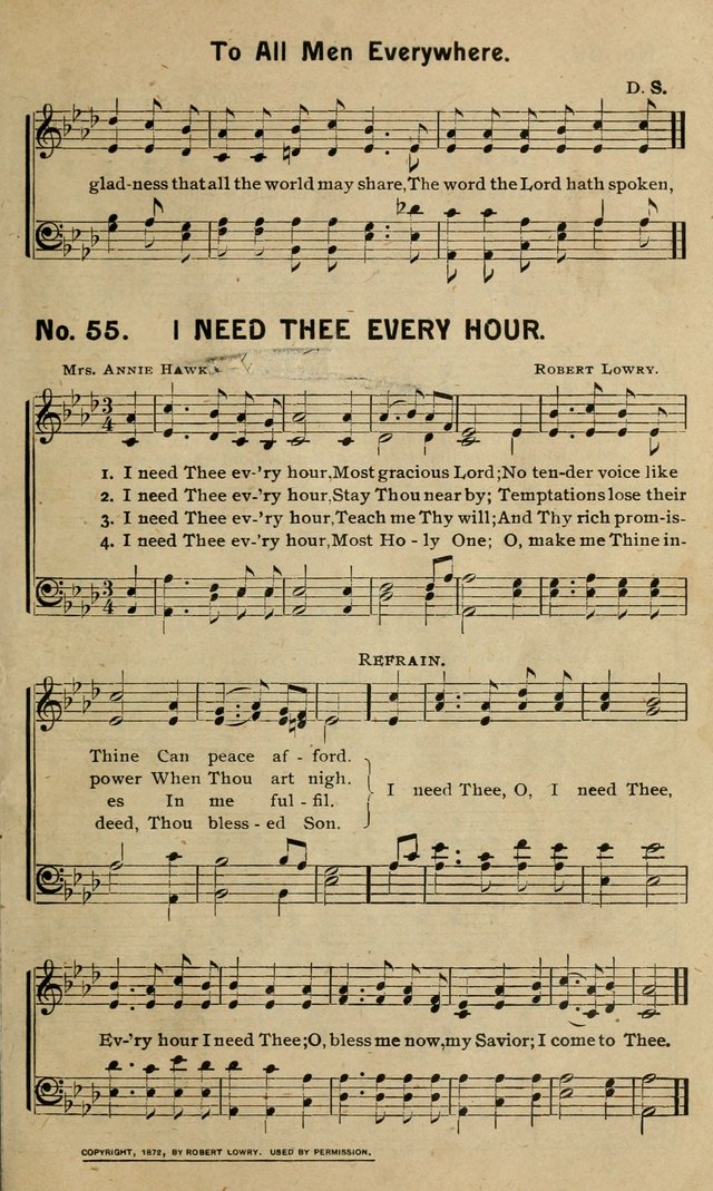 Special Songs: for Sunday schools, revival meetings, etc. page 55